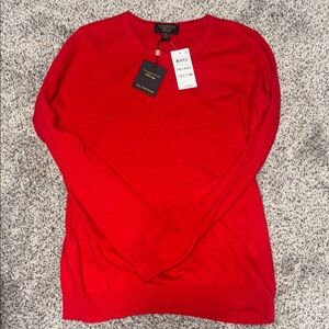 Red Crew Neck Sweater